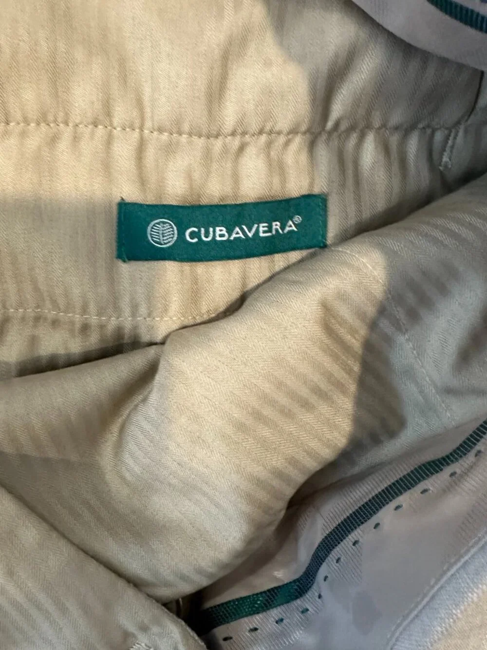 Cubavera Delave Linen Flat Front Pant size 34x32